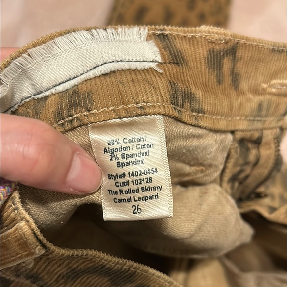 Current/Elliott Leopard Print Pants - Brown and Black - Picture 3 of 6